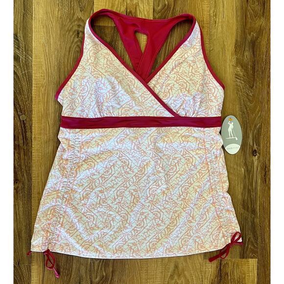 Lucy Wade In Out, Women’s Water Tank Top Size XL Fuchsia Pink Paddleboard NWT - Picture 1 of 13